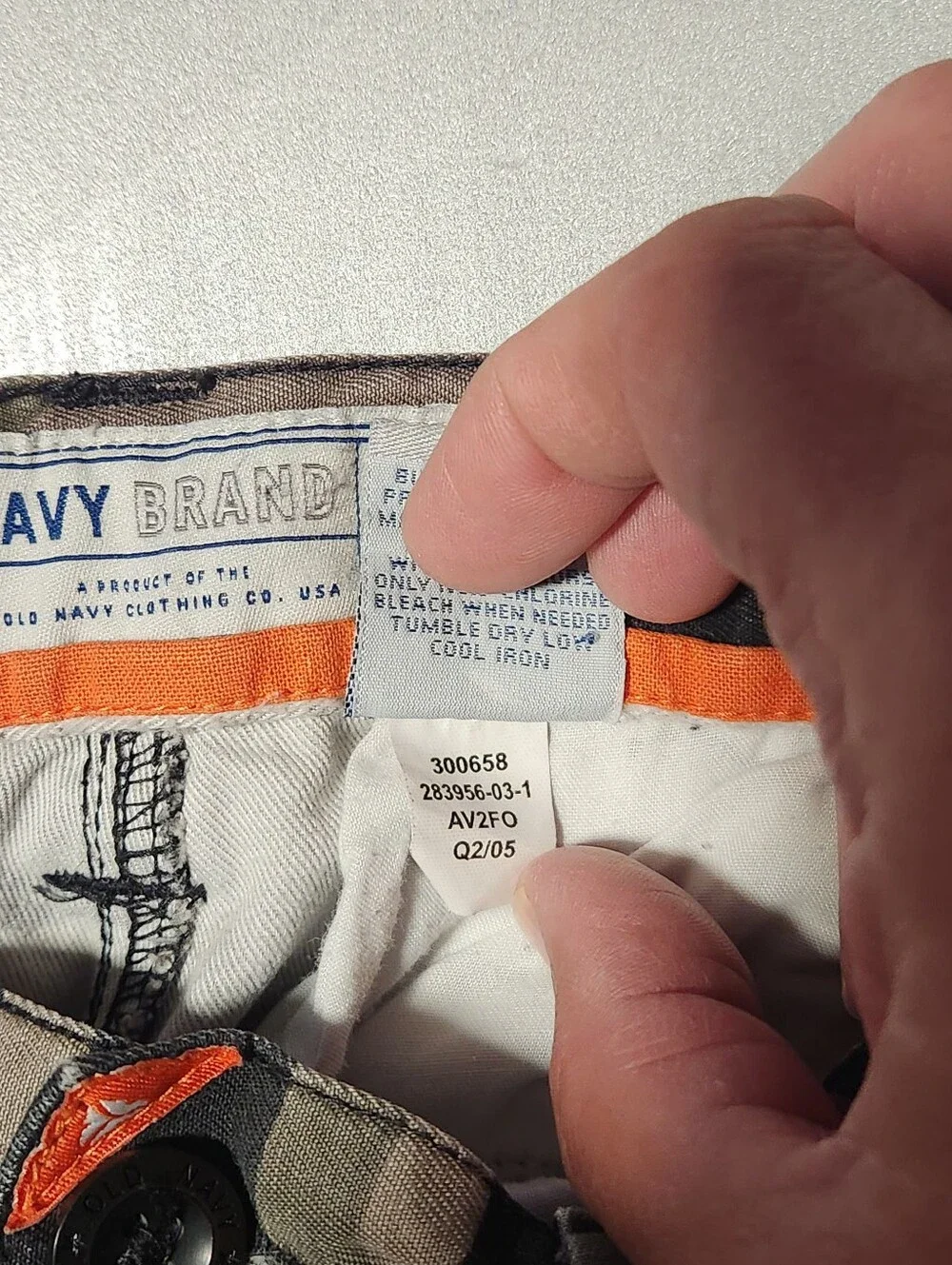 Vintage Y2K Old Navy Boys Camo Cargo Shorts Size 7 Camouflage Pockets 2005